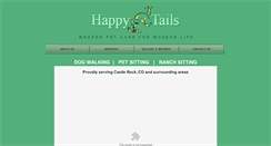 Desktop Screenshot of happytailsinco.com